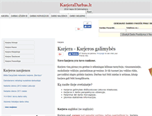 Tablet Screenshot of karjeradarbas.lt